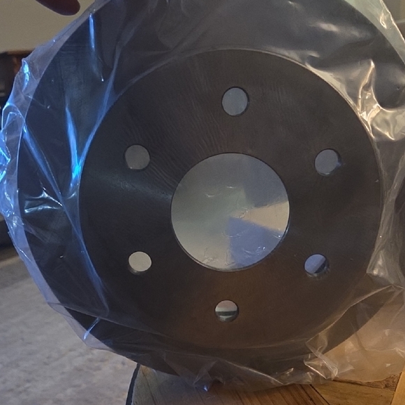 Silver Brake Rotor - Picture 3 of 5